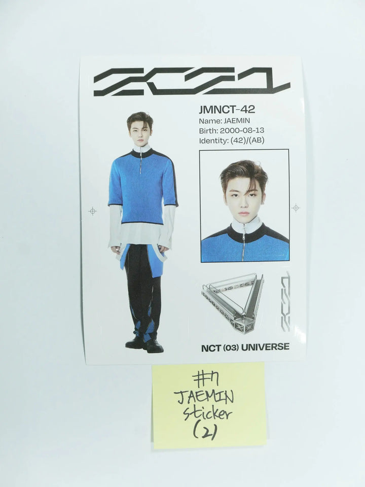 NCT "Universe - The 3rd Album" - Official Sticker, Postcard - HALLYUSUPERSTORE