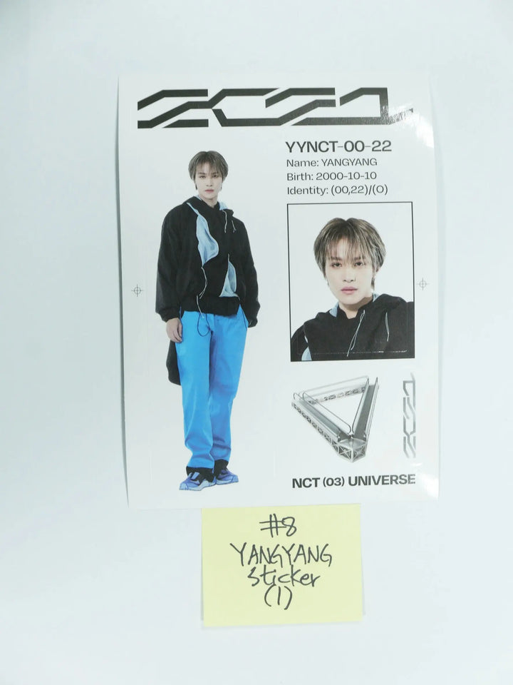 NCT "Universe - The 3rd Album" - Official Sticker, Postcard - HALLYUSUPERSTORE