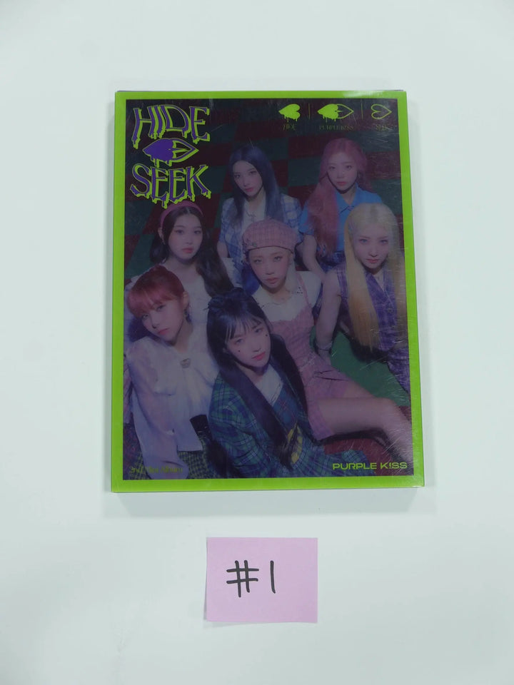 Purple Kiss - Hand Autographed(Signed) Album - HALLYUSUPERSTORE