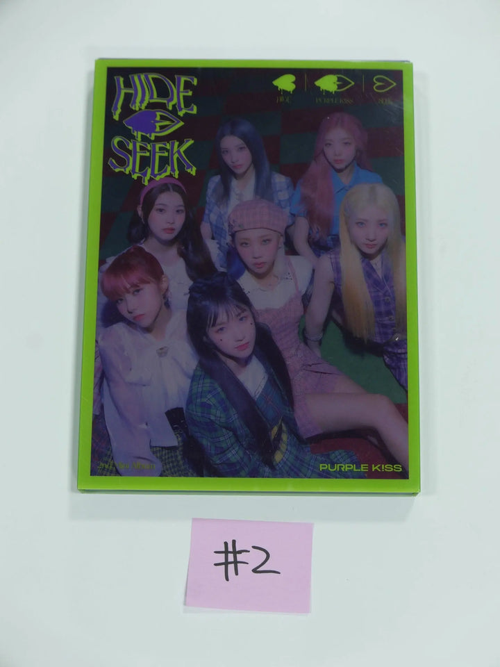 Purple Kiss - Hand Autographed(Signed) Album - HALLYUSUPERSTORE