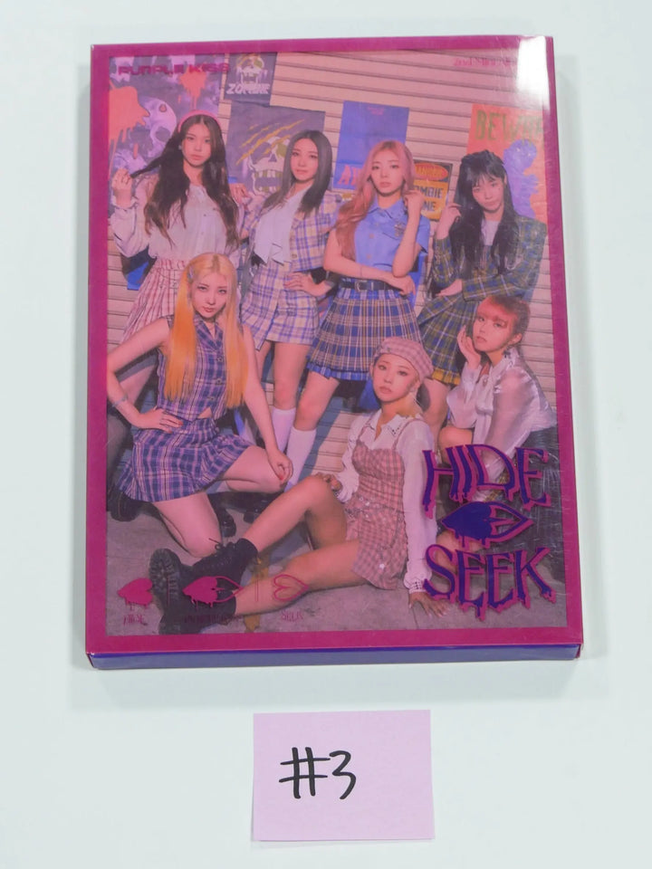 Purple Kiss - Hand Autographed(Signed) Album - HALLYUSUPERSTORE