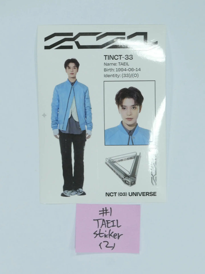 NCT "Universe - The 3rd Album" - Official Sticker - HALLYUSUPERSTORE