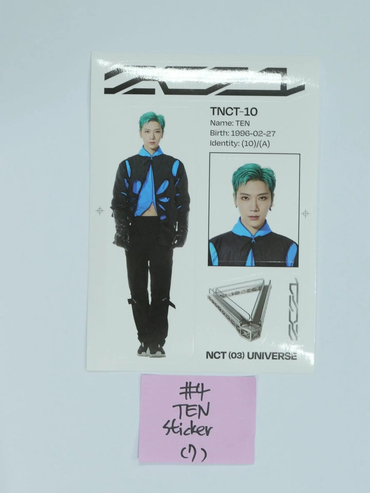 NCT "Universe - The 3rd Album" - Official Sticker - HALLYUSUPERSTORE