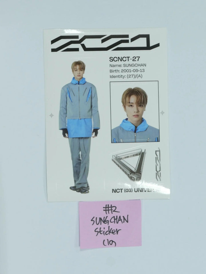NCT "Universe - The 3rd Album" - Official Sticker - HALLYUSUPERSTORE