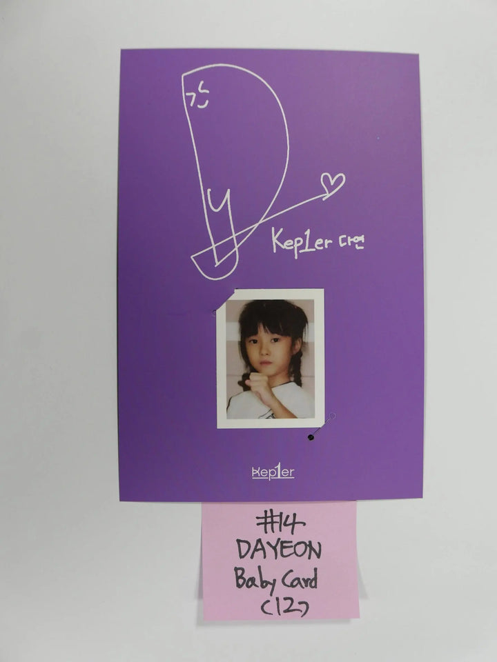 Kep1er "FIRST IMPACT" 1st - Pre-Order Benefit Baby Photcard, Official Postcard - HALLYUSUPERSTORE