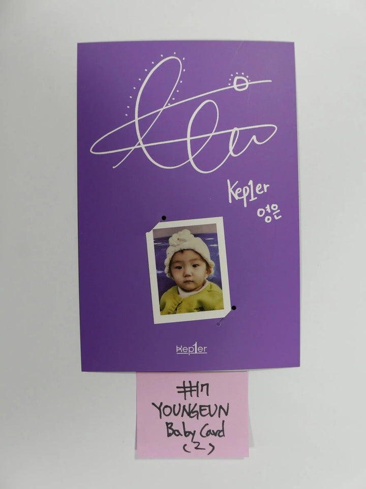 Kep1er "FIRST IMPACT" 1st - Pre-Order Benefit Baby Photcard, Official Postcard - HALLYUSUPERSTORE