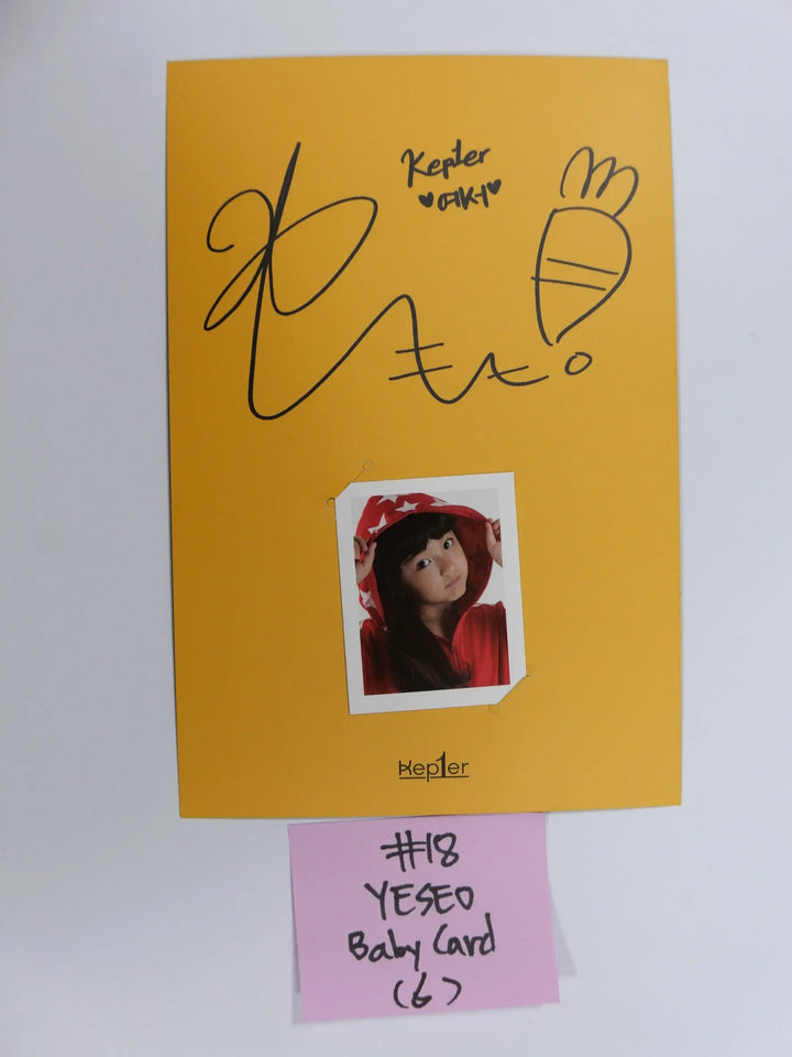 Kep1er "FIRST IMPACT" 1st - Pre-Order Benefit Baby Photcard, Official Postcard - HALLYUSUPERSTORE