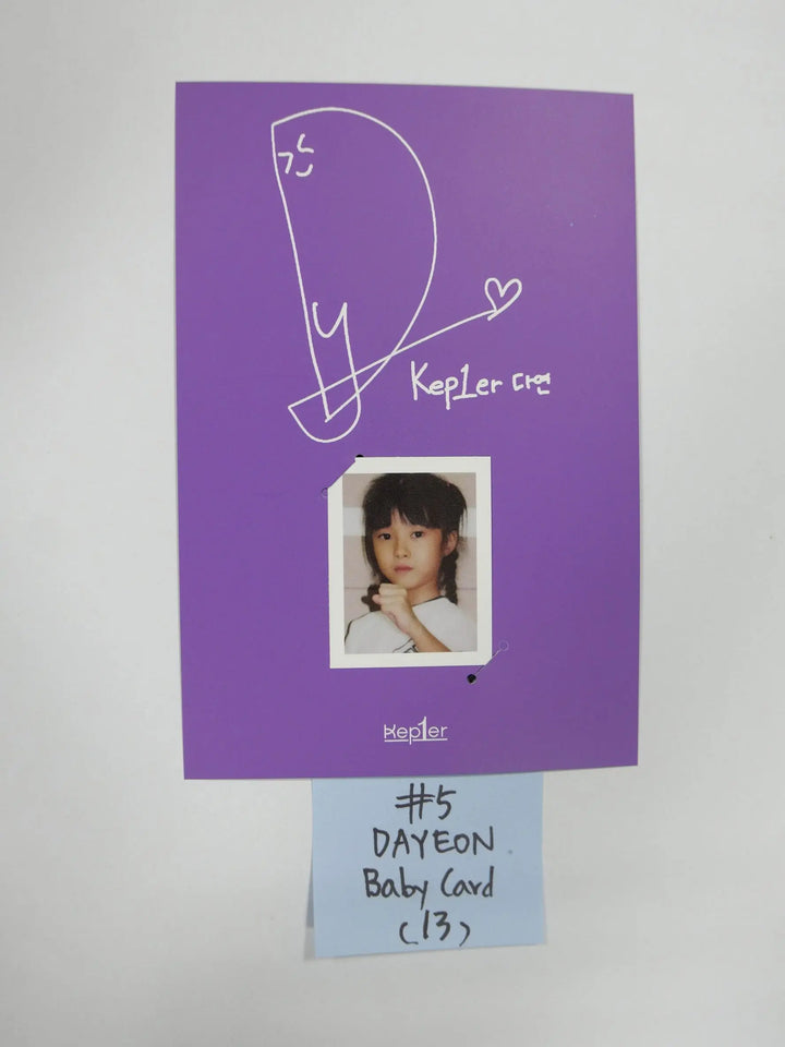 Kep1er "FIRST IMPACT" 1st - Pre-Order Benefit Baby Photcard - HALLYUSUPERSTORE