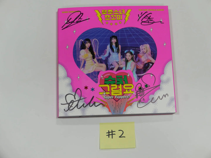 WJSN Chocome "Super Yuppers!" 2ND - Hand Autographed(Signed) Promo Album - HALLYUSUPERSTORE