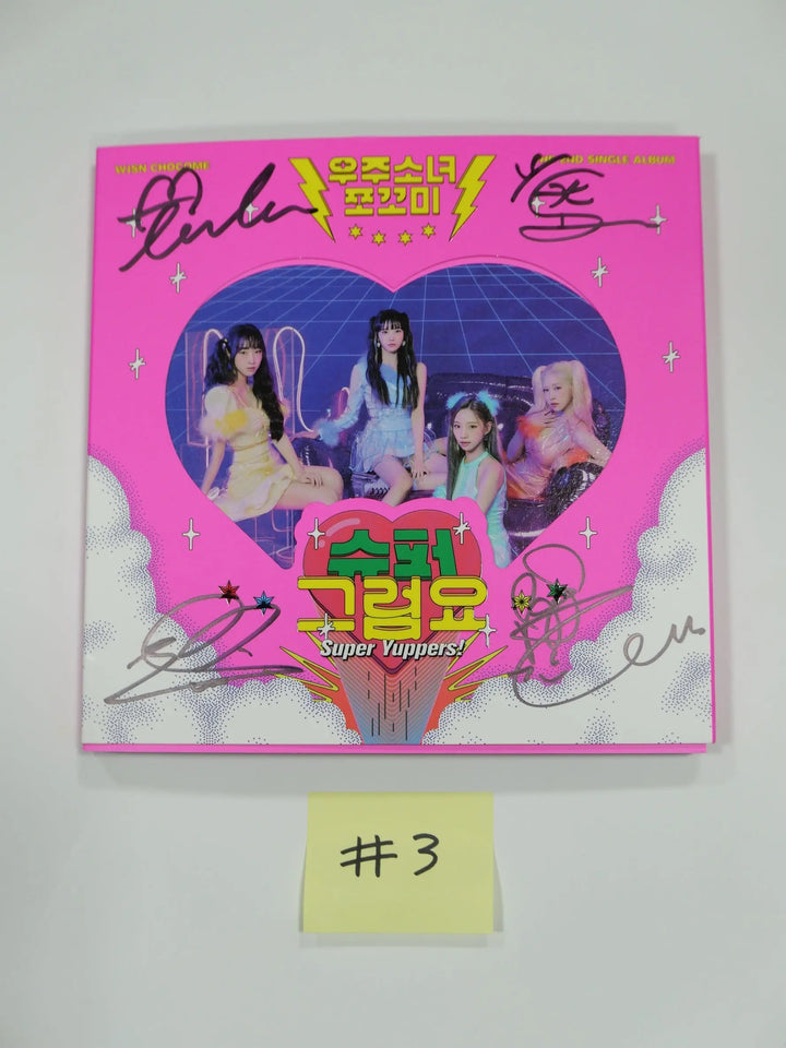 WJSN Chocome "Super Yuppers!" 2ND - Hand Autographed(Signed) Promo Album - HALLYUSUPERSTORE