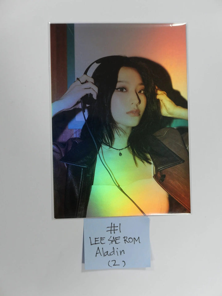 Fromis_9 "Midnight Guest" - Aladin Pre-Order Benefit Hologram Postcard - HALLYUSUPERSTORE