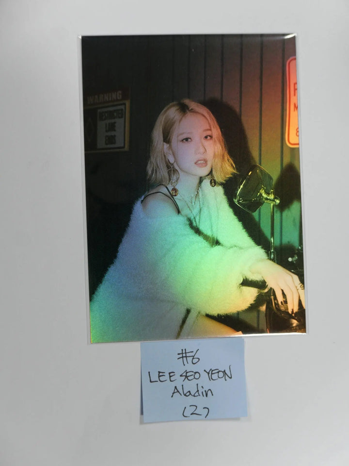 Fromis_9 "Midnight Guest" - Aladin Pre-Order Benefit Hologram Postcard - HALLYUSUPERSTORE
