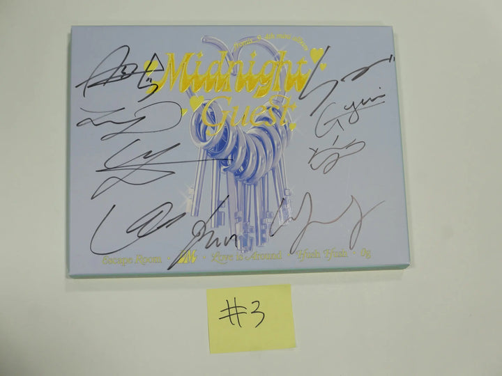 Fromis_9 "Midnight Guest" - Hand Autographed(Signed) Promo Album - HALLYUSUPERSTORE