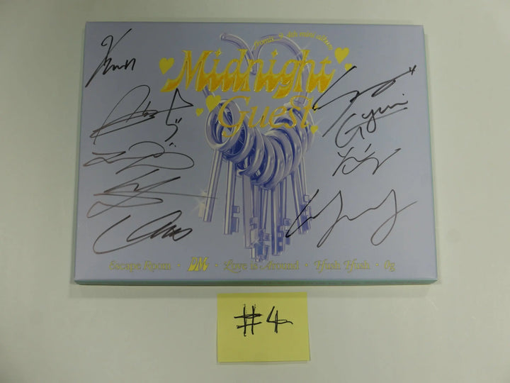 Fromis_9 "Midnight Guest" - Hand Autographed(Signed) Promo Album - HALLYUSUPERSTORE