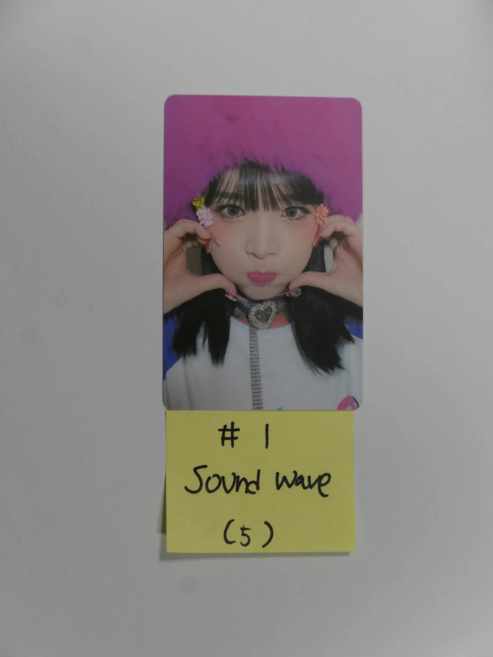 YENA "ˣ‿ˣ (SMiLEY)" - Soundwave Luckydraw Plastic PVC Photocard - HALLYUSUPERSTORE