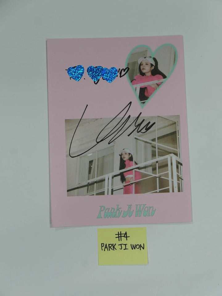 Fromis_9 "Midnight Guest" - A Cut Page From Fansign Event Album - HALLYUSUPERSTORE