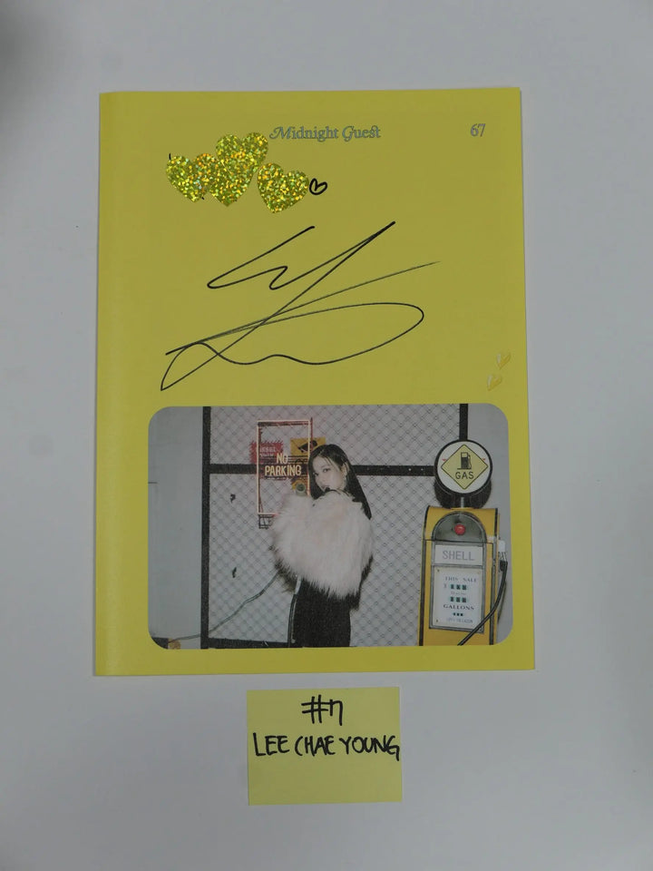 Fromis_9 "Midnight Guest" - A Cut Page From Fansign Event Album - HALLYUSUPERSTORE