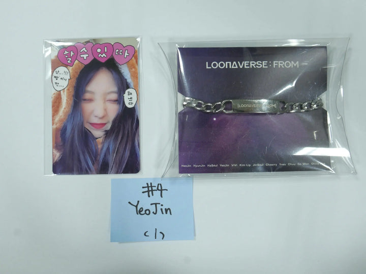 Loona " Loona VERSE : FROM" - 2022 Concert Chain Bracelet + Photocard - HALLYUSUPERSTORE