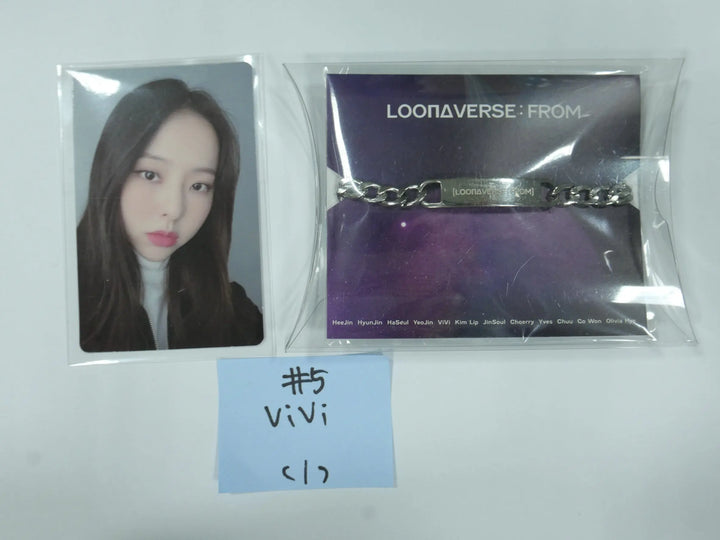 Loona " Loona VERSE : FROM" - 2022 Concert Chain Bracelet + Photocard - HALLYUSUPERSTORE