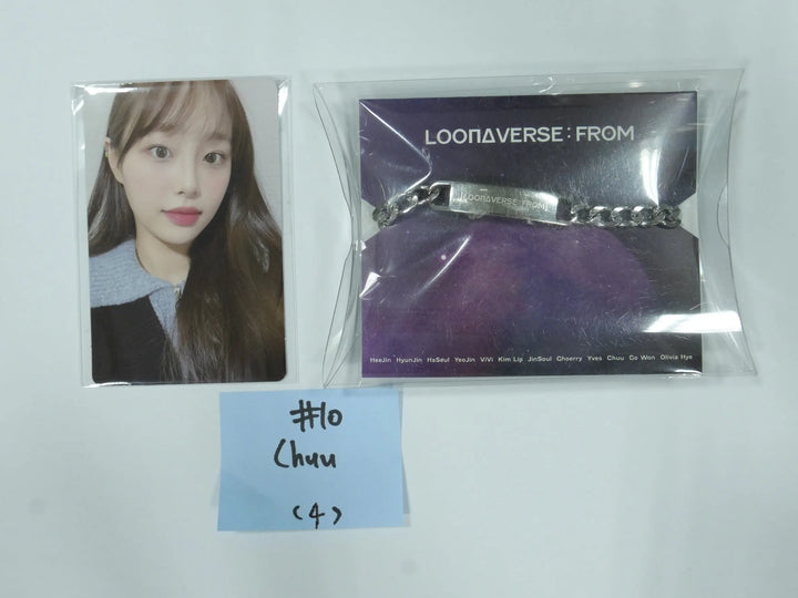 Loona " Loona VERSE : FROM" - 2022 Concert Chain Bracelet + Photocard - HALLYUSUPERSTORE