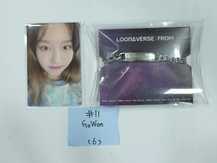 Loona " Loona VERSE : FROM" - 2022 Concert Chain Bracelet + Photocard - HALLYUSUPERSTORE