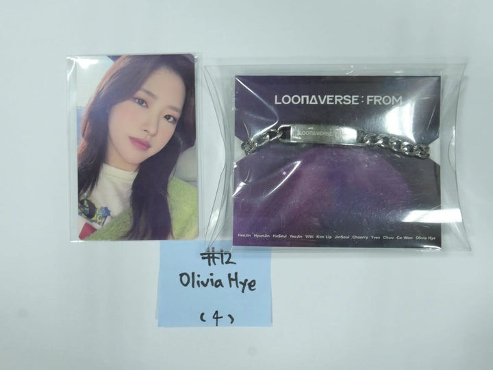 Loona " Loona VERSE : FROM" - 2022 Concert Chain Bracelet + Photocard - HALLYUSUPERSTORE