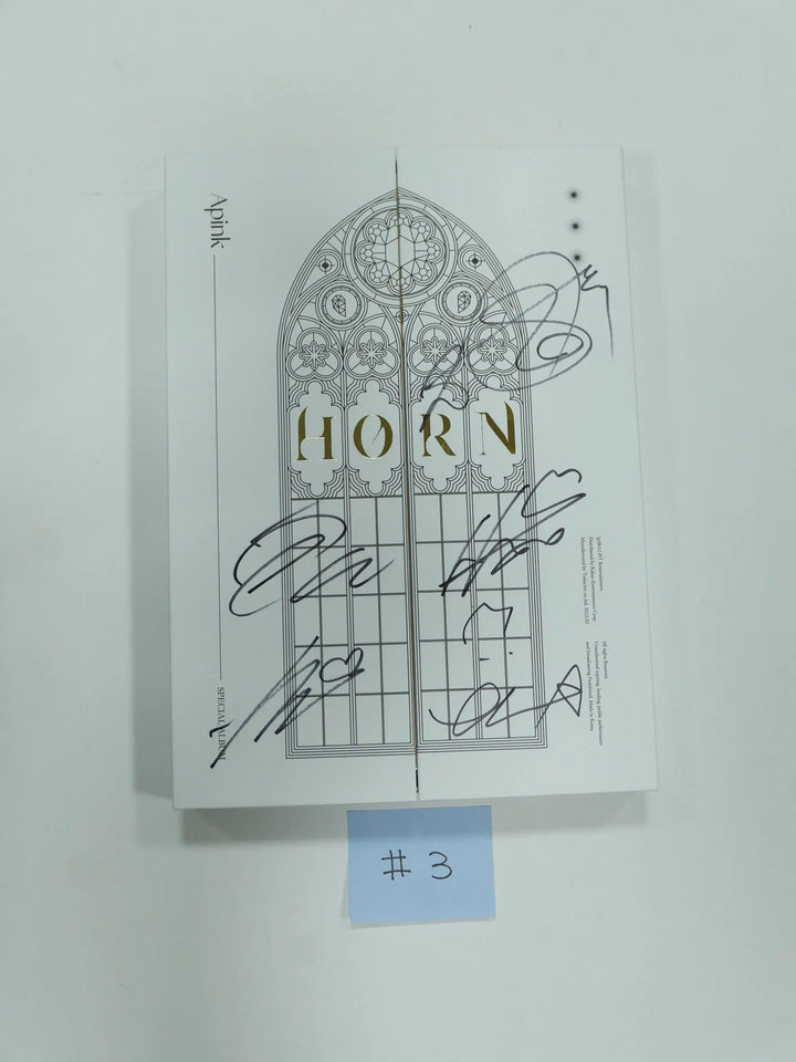 Apink 'HORN' - Hand Autographed(Signed) Promo Album - HALLYUSUPERSTORE