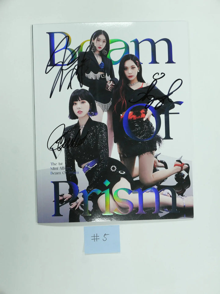 VIVIZ 'Beam Of Prism' 1st Mini Album - Hand Autographed(Signed) Promo Album - HALLYUSUPERSTORE
