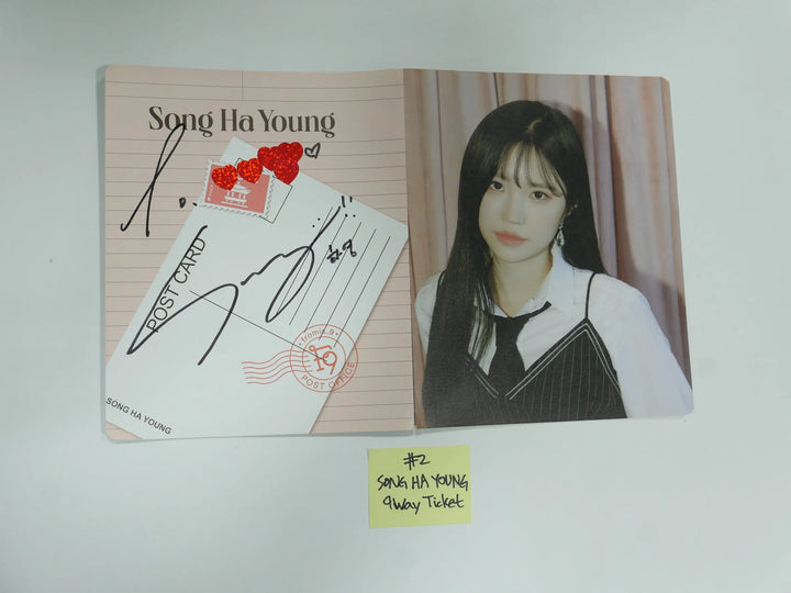 Fromis_9 '9 Way Ticket' - A Cut Page From Fansign Event Album Photo - HALLYUSUPERSTORE