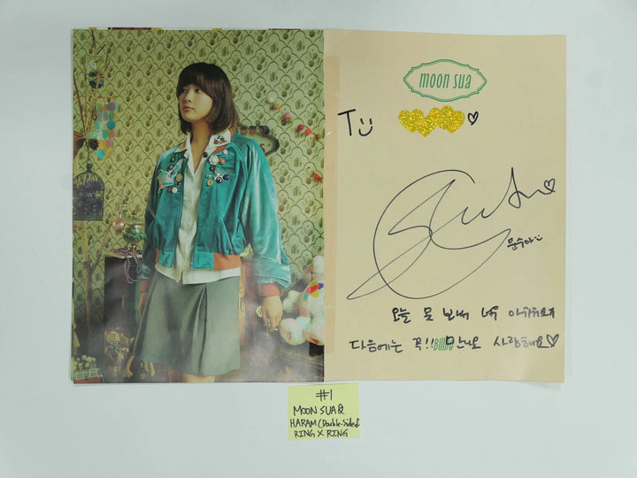 Billlie 'Ring X Ring' - A Cut Page From Fansign Event Album Photo - HALLYUSUPERSTORE