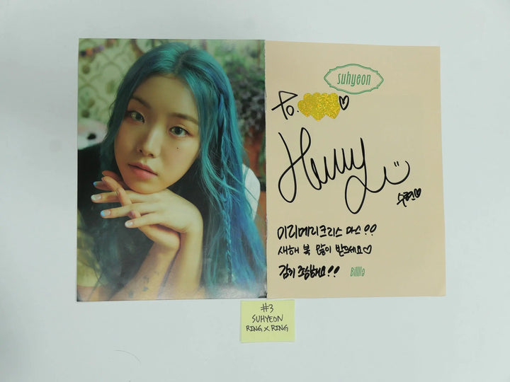 Billlie 'Ring X Ring' - A Cut Page From Fansign Event Album Photo - HALLYUSUPERSTORE