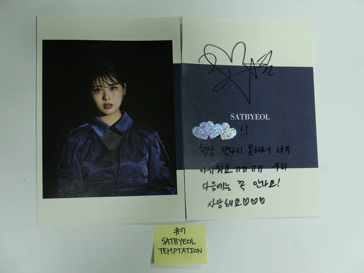 PIXY 'Fairyforest : Temptation' - A Cut Page From Fansign Event Album Photo - HALLYUSUPERSTORE