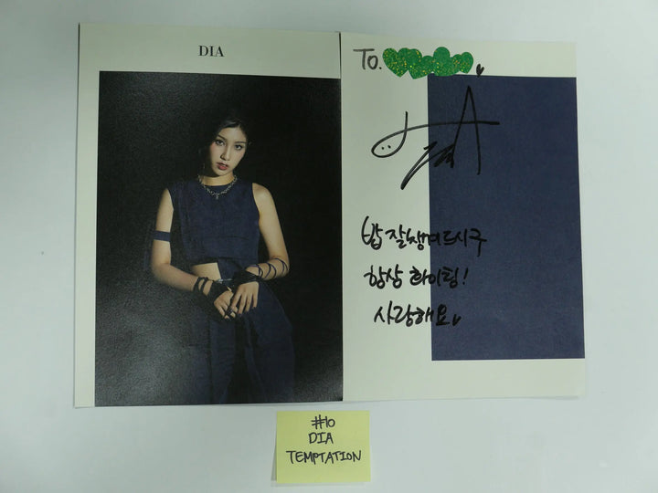 PIXY 'Fairyforest : Temptation' - A Cut Page From Fansign Event Album Photo - HALLYUSUPERSTORE