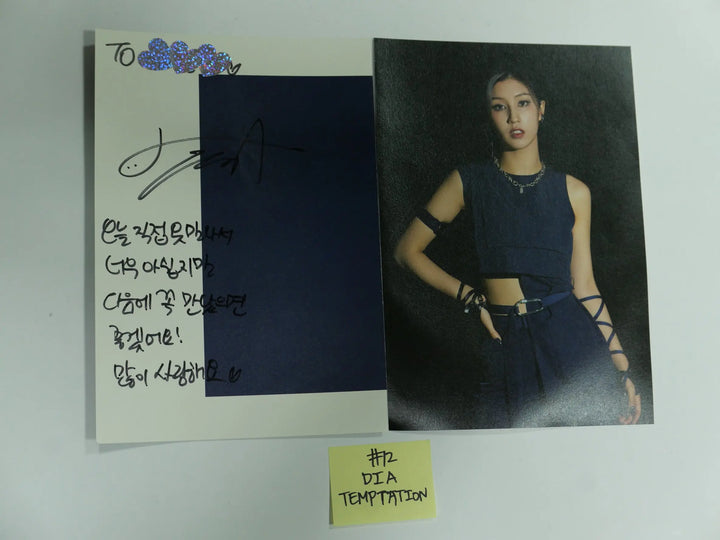 PIXY 'Fairyforest : Temptation' - A Cut Page From Fansign Event Album Photo - HALLYUSUPERSTORE