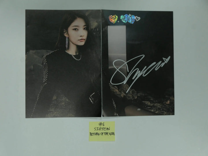 Everglow 'Return of the girl' - A Cut Page From Fansign Event Album Photo - HALLYUSUPERSTORE