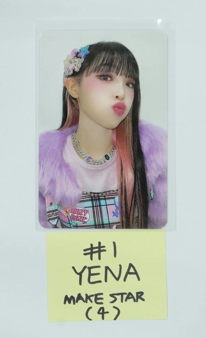 YENA "ˣ‿ˣ (SMiLEY)" - MakeStar Fansign Event Photocard - HALLYUSUPERSTORE
