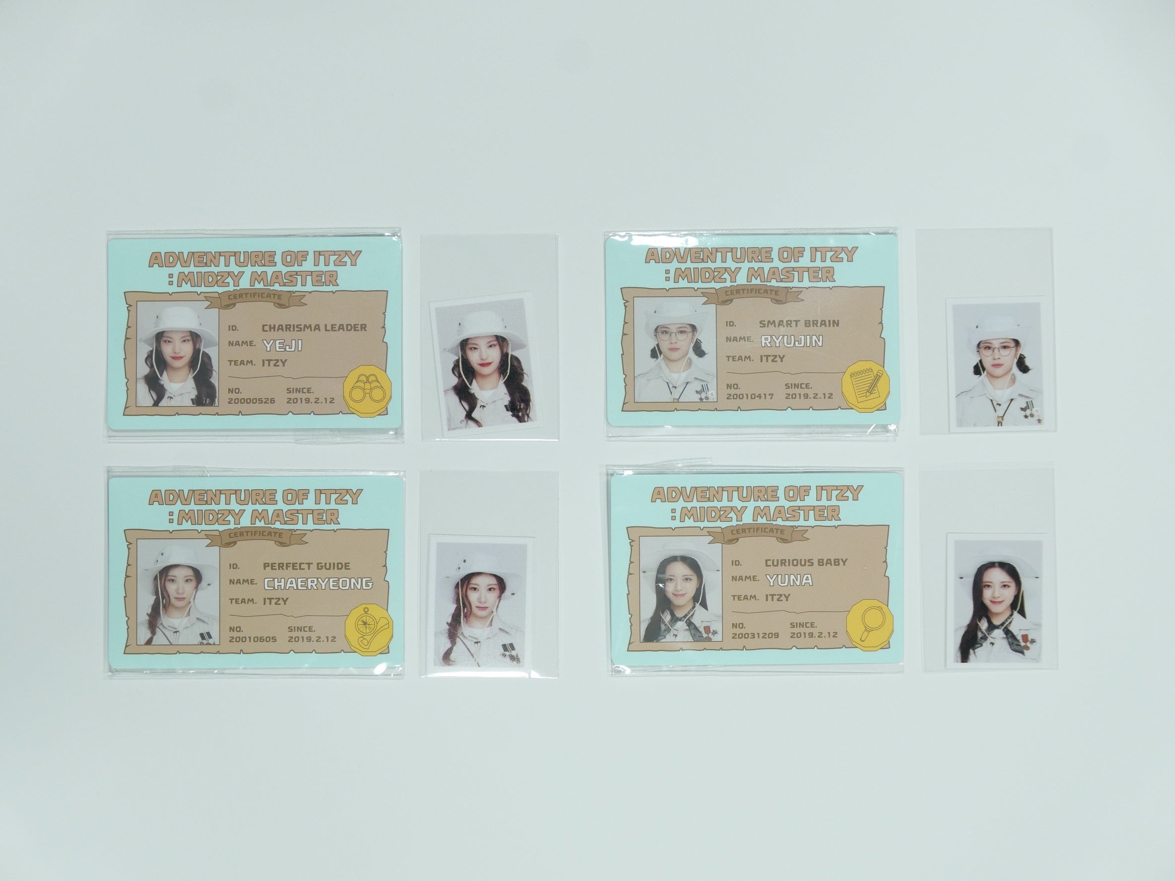 ITZY 'ITZY, MIDZY, Let's Fly!' The 1st Fan Meeting - Withdrama Event ID  Card & ID Photo