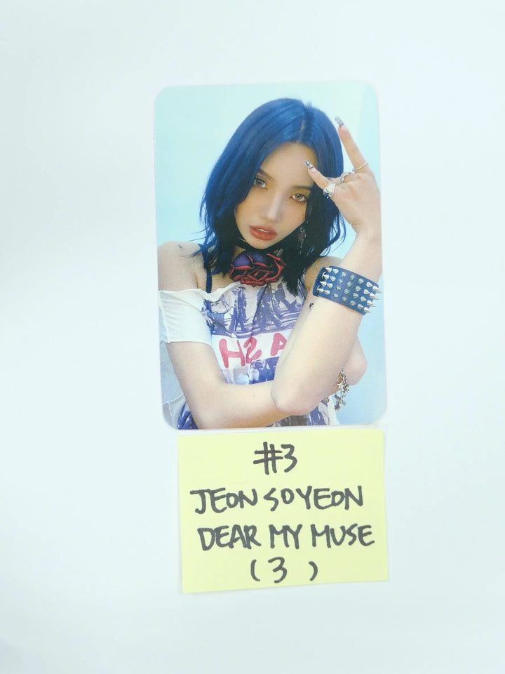 (g) I-DLE "I NEVER DIE" - DearMyMuse Pre-Order Benefit Photocard - HALLYUSUPERSTORE