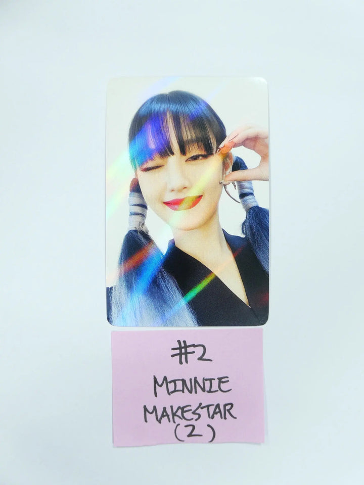 (g) I-DLE "I NEVER DIE" - Makestar Fansign Event Hologram Photocard - HALLYUSUPERSTORE