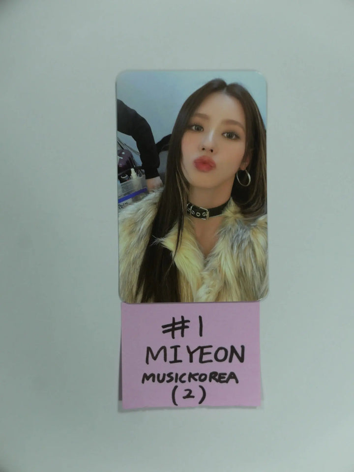 (g) I-DLE "I NEVER DIE" - Music Korea Fansign Event Photocard - HALLYUSUPERSTORE