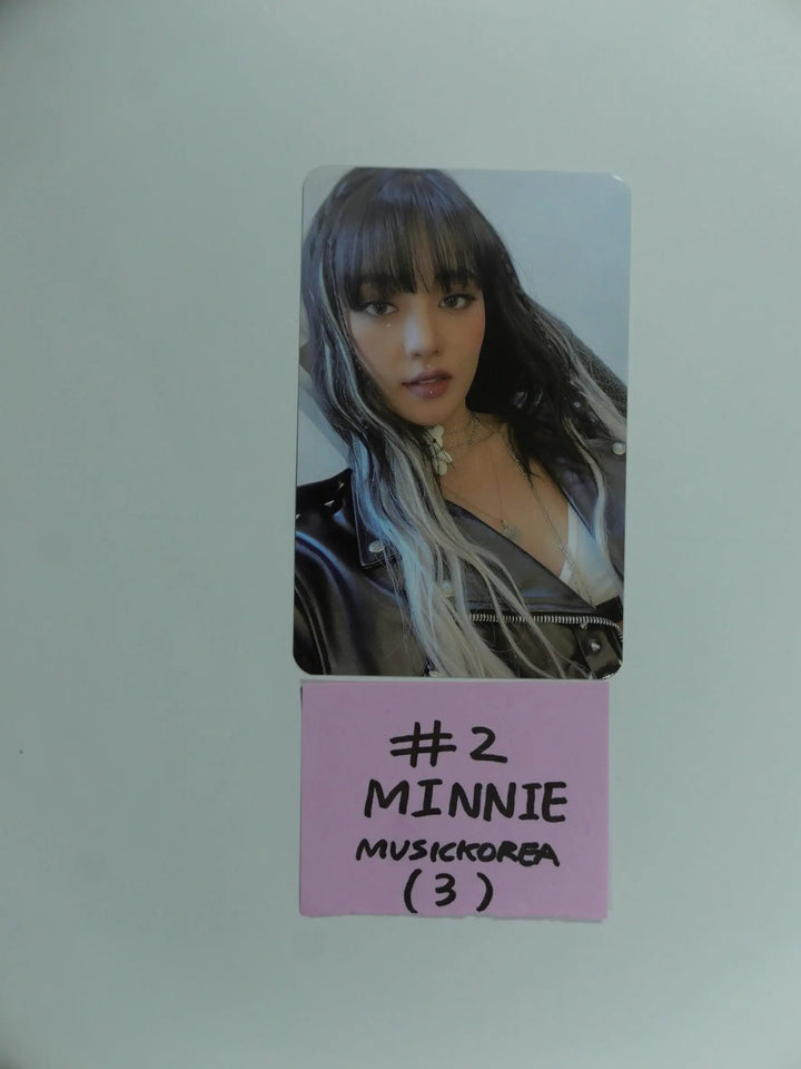 (g) I-DLE "I NEVER DIE" - Music Korea Fansign Event Photocard - HALLYUSUPERSTORE
