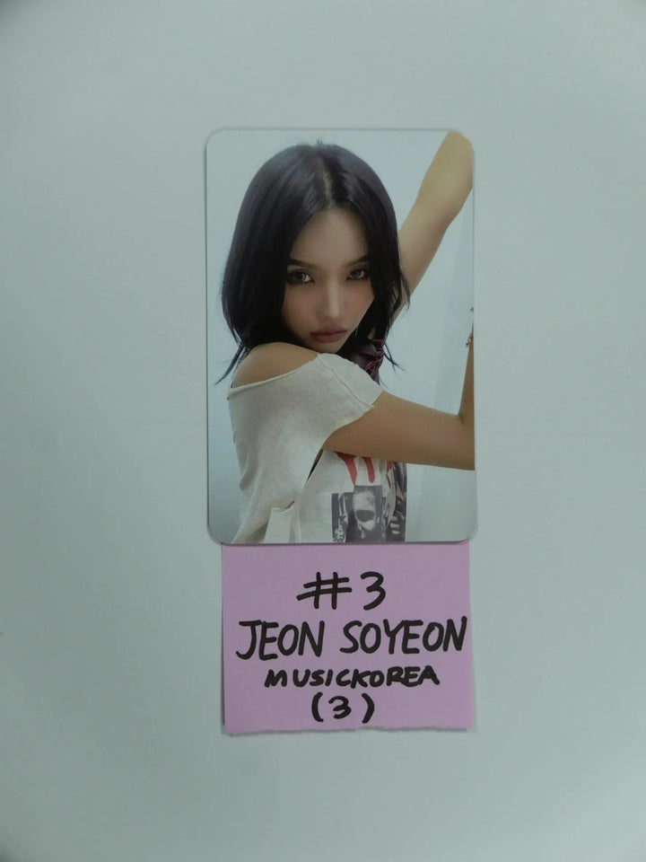 (g) I-DLE "I NEVER DIE" - Music Korea Fansign Event Photocard - HALLYUSUPERSTORE