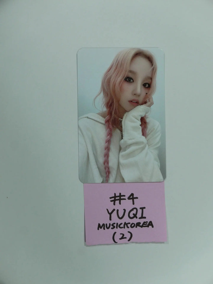 (g) I-DLE "I NEVER DIE" - Music Korea Fansign Event Photocard - HALLYUSUPERSTORE