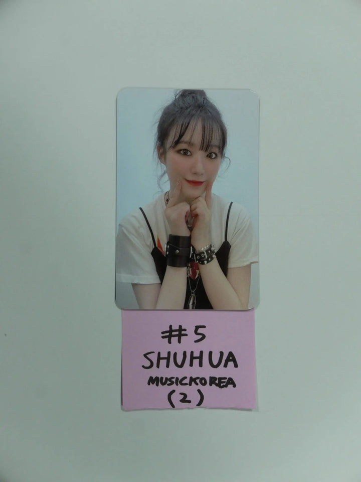 (g) I-DLE "I NEVER DIE" - Music Korea Fansign Event Photocard - HALLYUSUPERSTORE