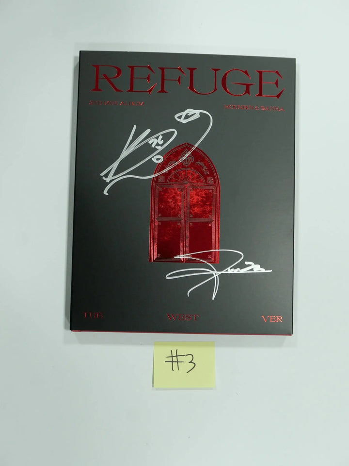MOON BIN & Yoon SANHA "REFUGE" - Hand Autographed(Signed) Promo Album - HALLYUSUPERSTORE