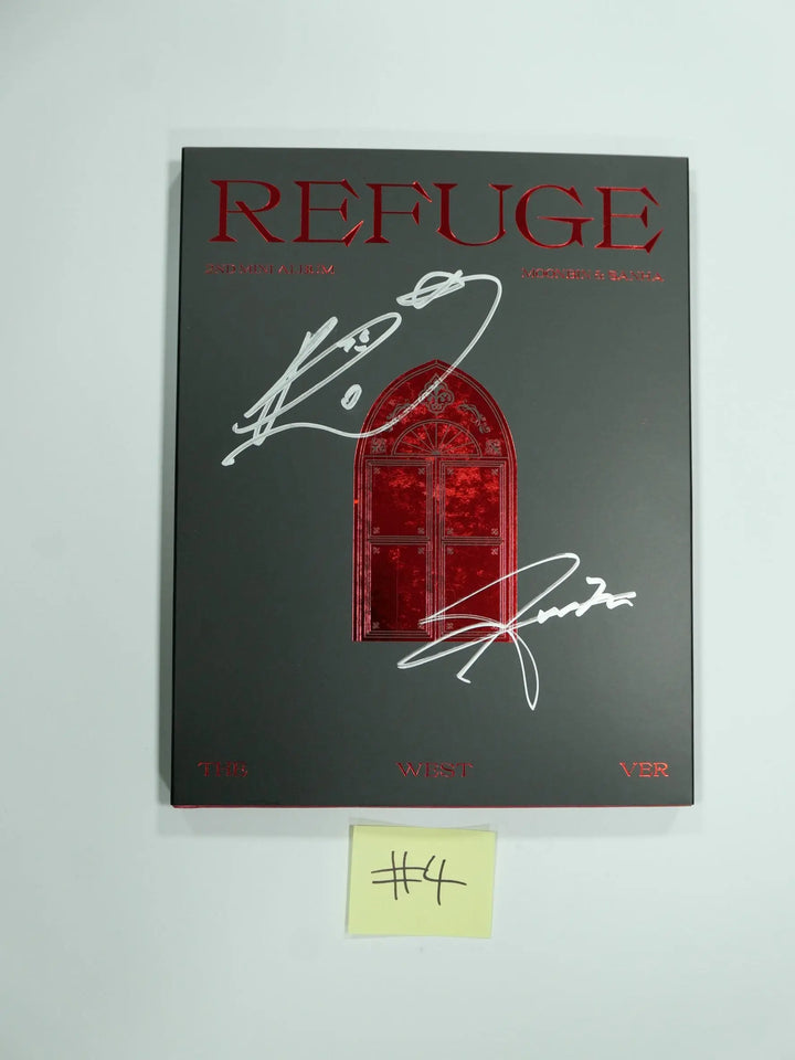MOON BIN & Yoon SANHA "REFUGE" - Hand Autographed(Signed) Promo Album - HALLYUSUPERSTORE