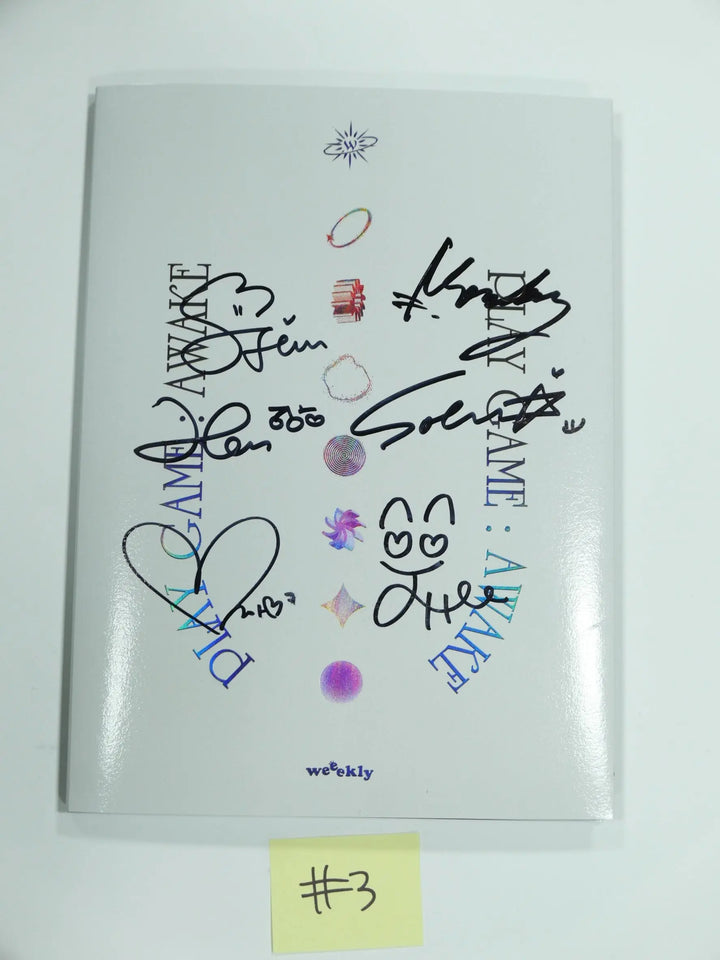 Weeekly "Play Game : AWAKE" - Hand Autographed(Signed) Promo Album - HALLYUSUPERSTORE