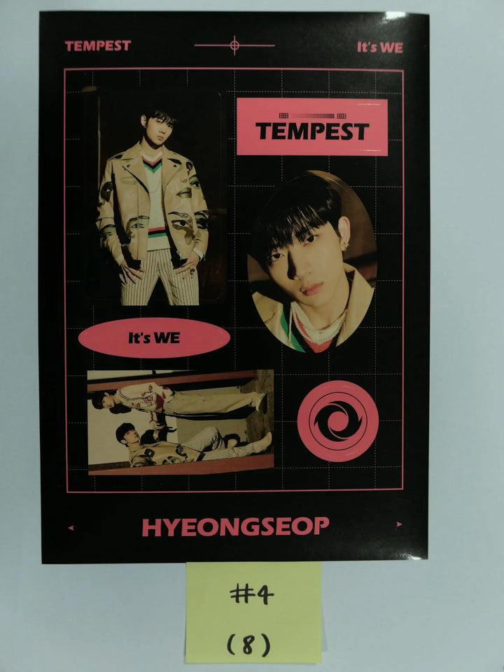 TEMPEST "It's ME" - Official Sticker, Postcard - HALLYUSUPERSTORE