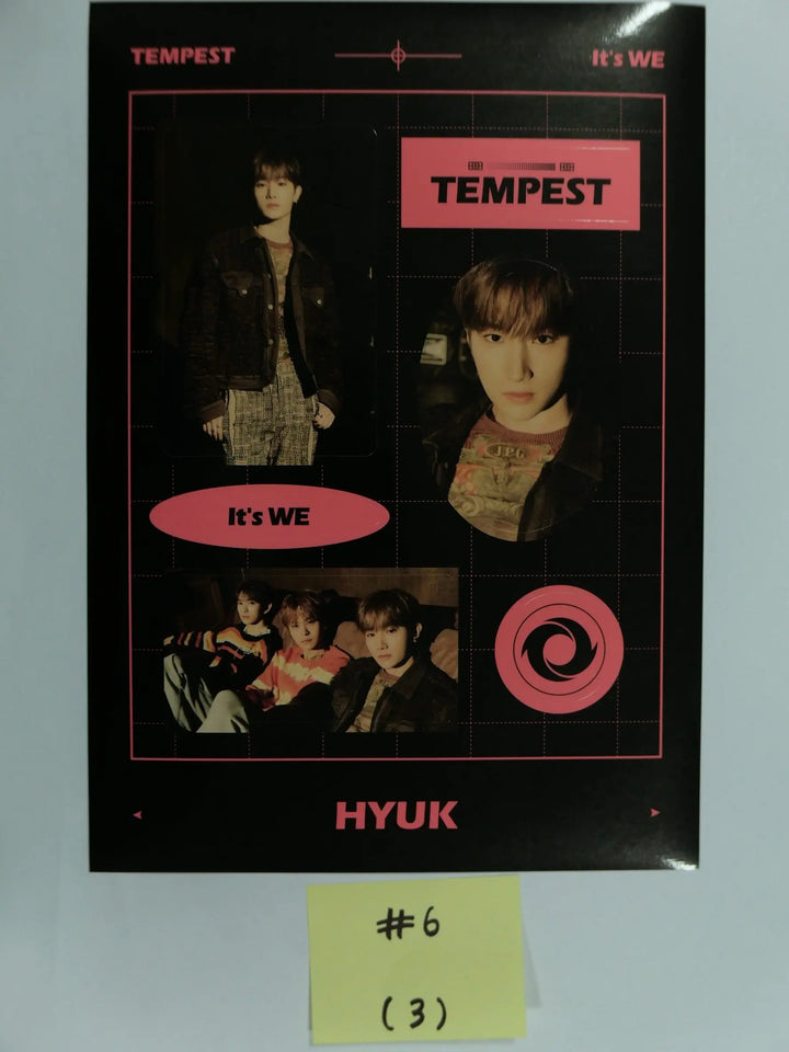 TEMPEST "It's ME" - Official Sticker, Postcard - HALLYUSUPERSTORE