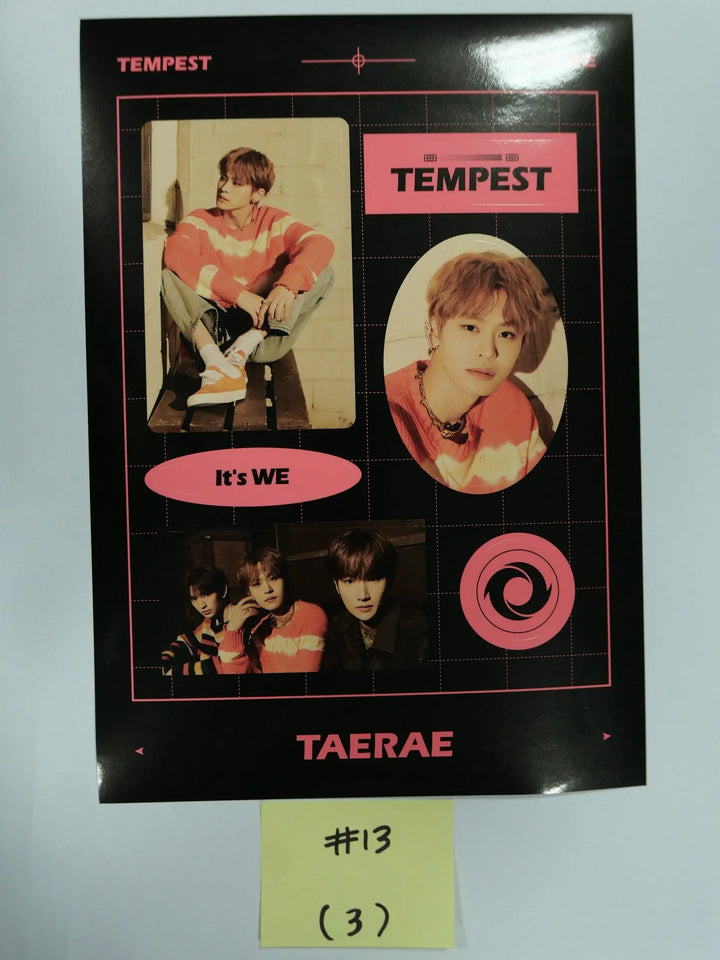 TEMPEST "It's ME" - Official Sticker, Postcard - HALLYUSUPERSTORE